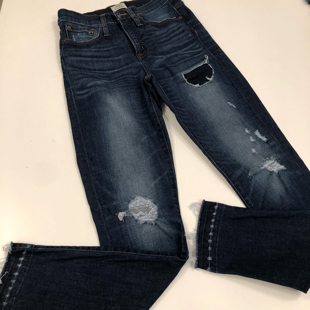 J Crew high-rose toothpick jeans
